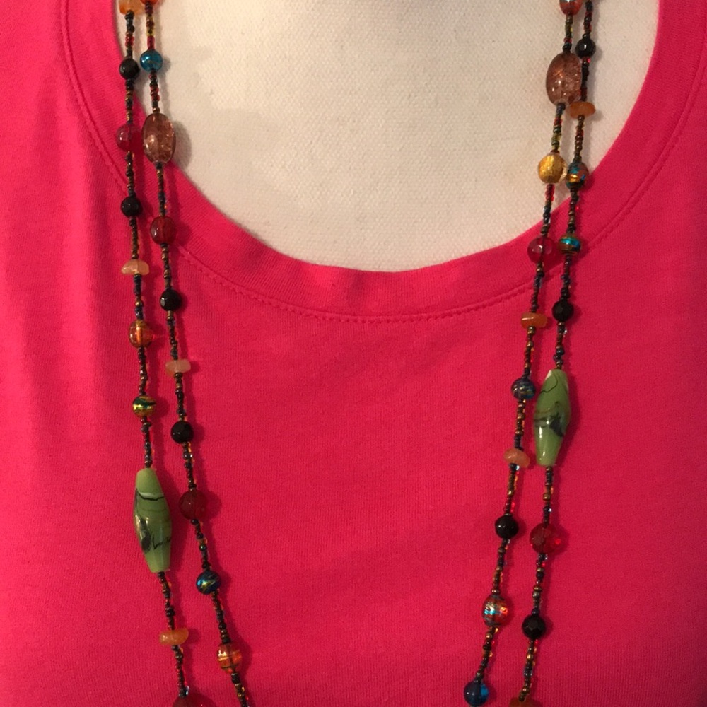 EsMor double strand beaded necklace - Picture 4 of 7